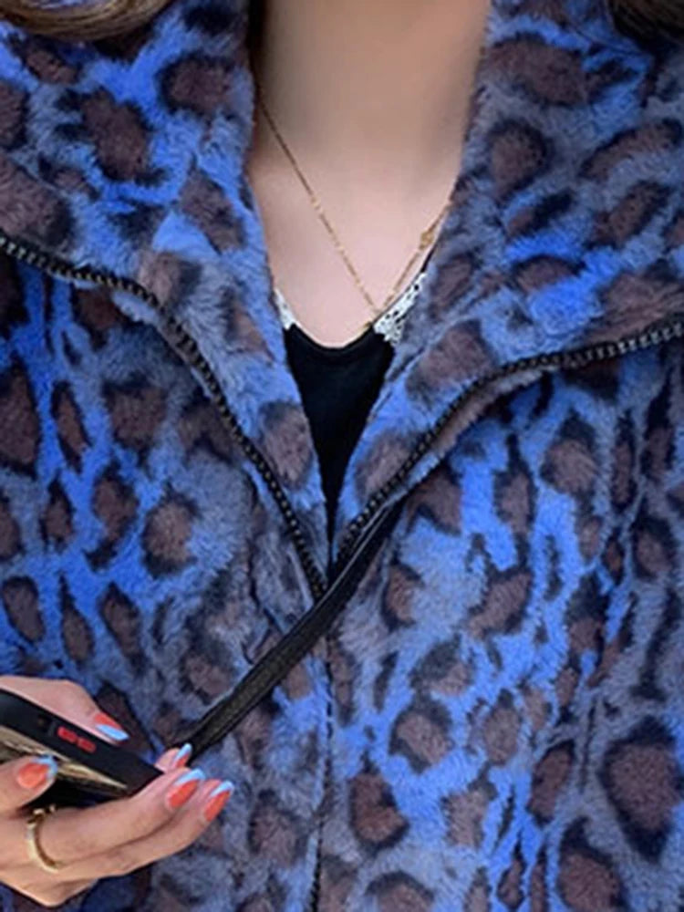 🐆 Manteau Blue Wild