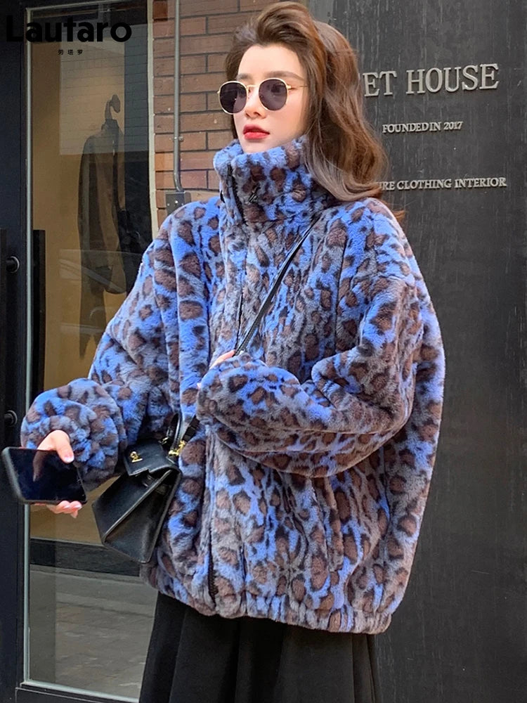 🐆 Manteau Blue Wild