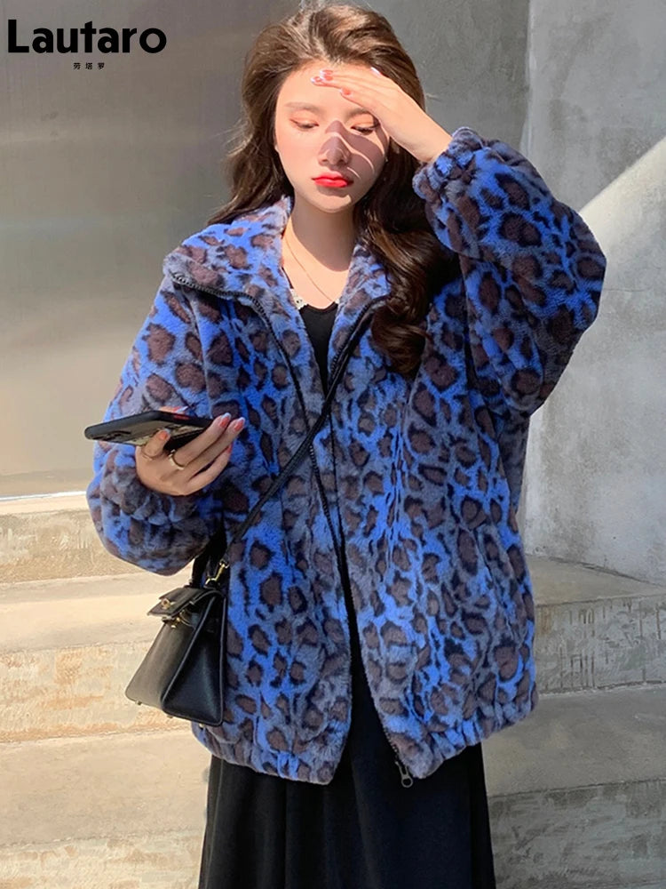 🐆 Manteau Blue Wild