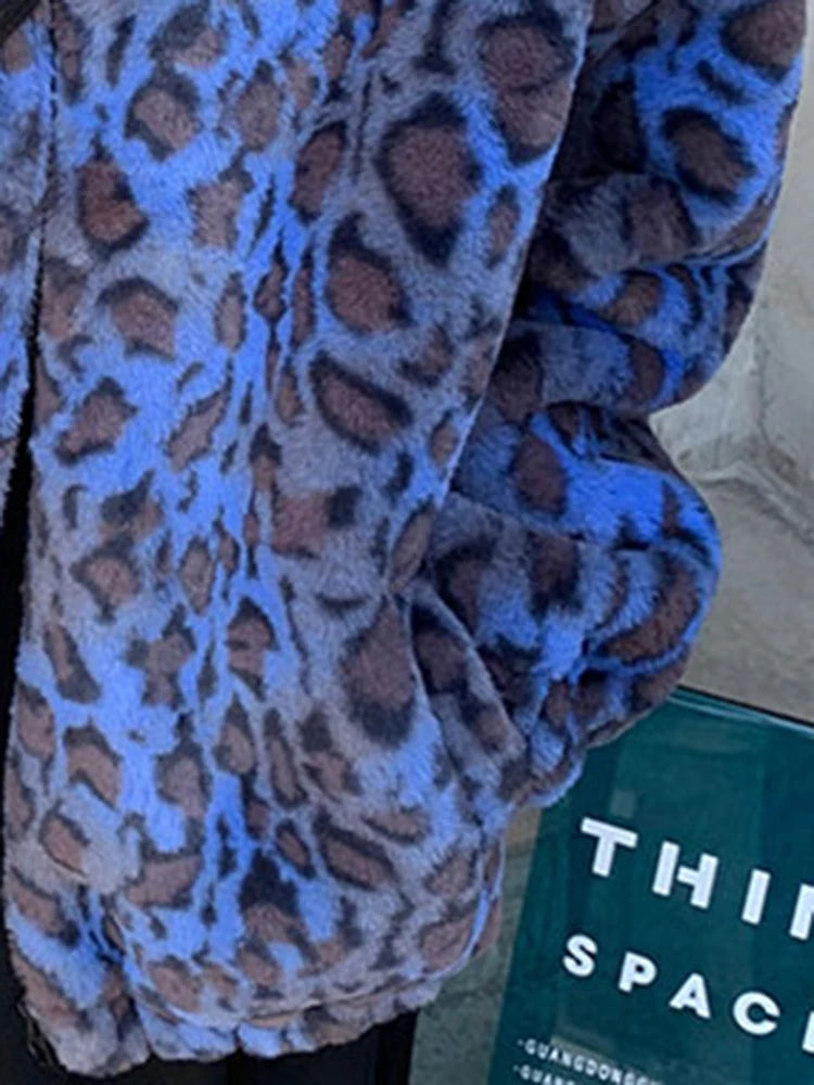 🐆 Manteau Blue Wild