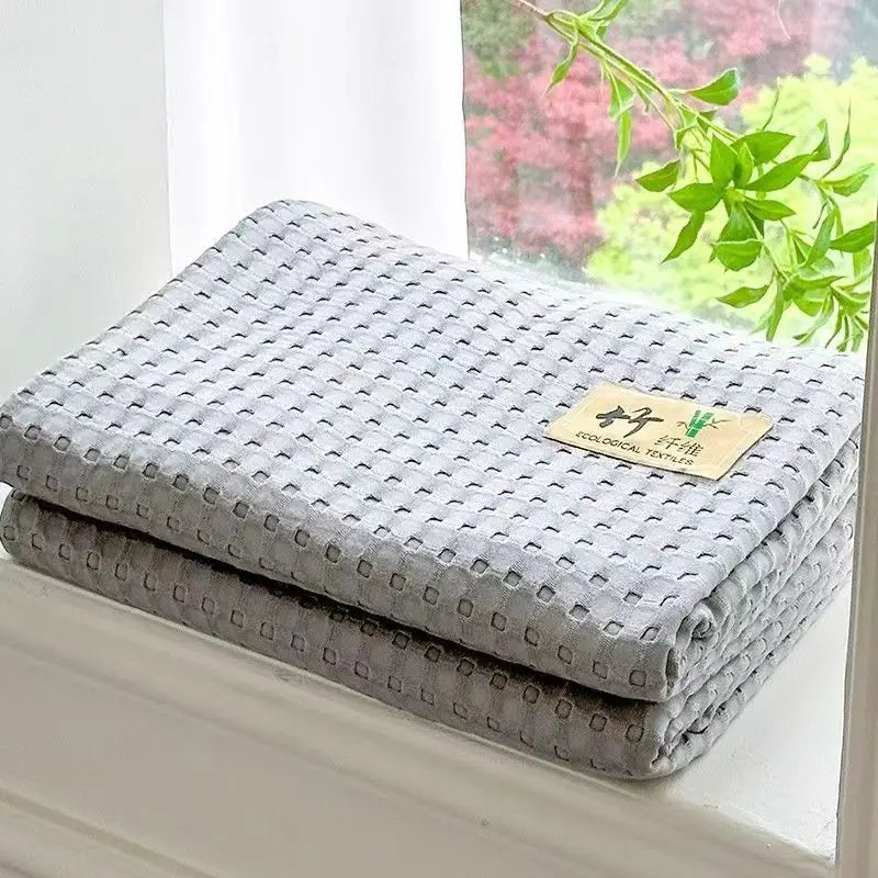 🌿 Plaid Fraîcheur Bambou