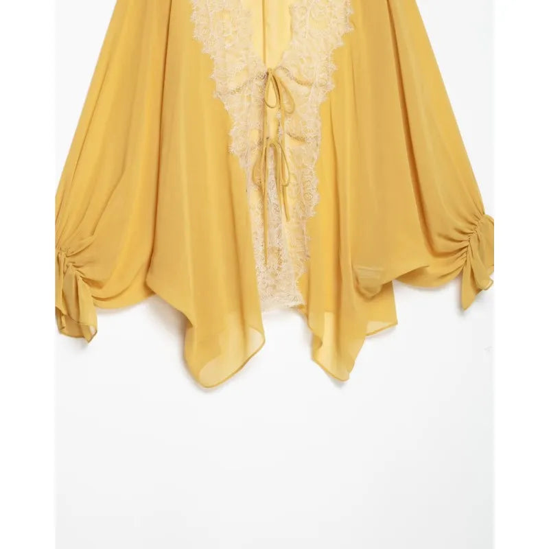 Blouse Bohème "Soleil d'Ambre"