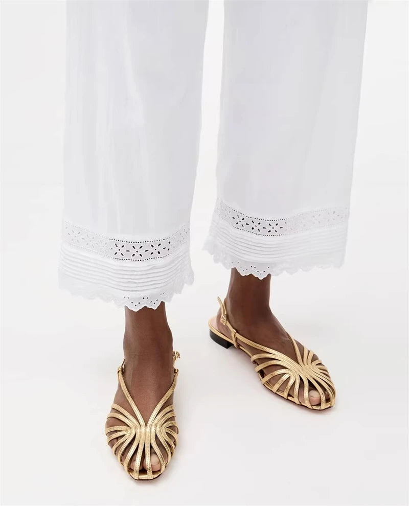 Les Sandales "Aurelia Gold" 
☀️