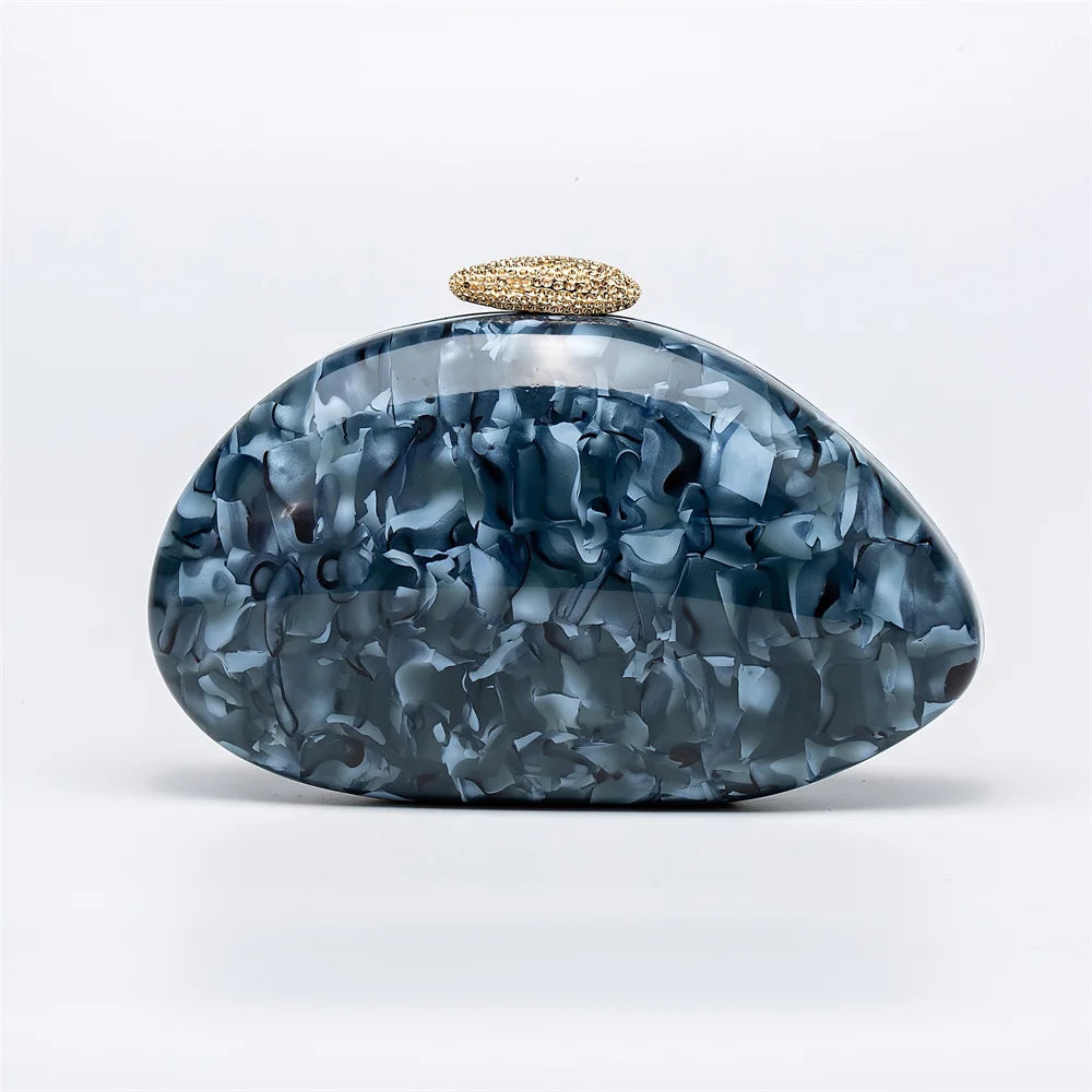 Luna Pearl – Pochette Marbre Doré