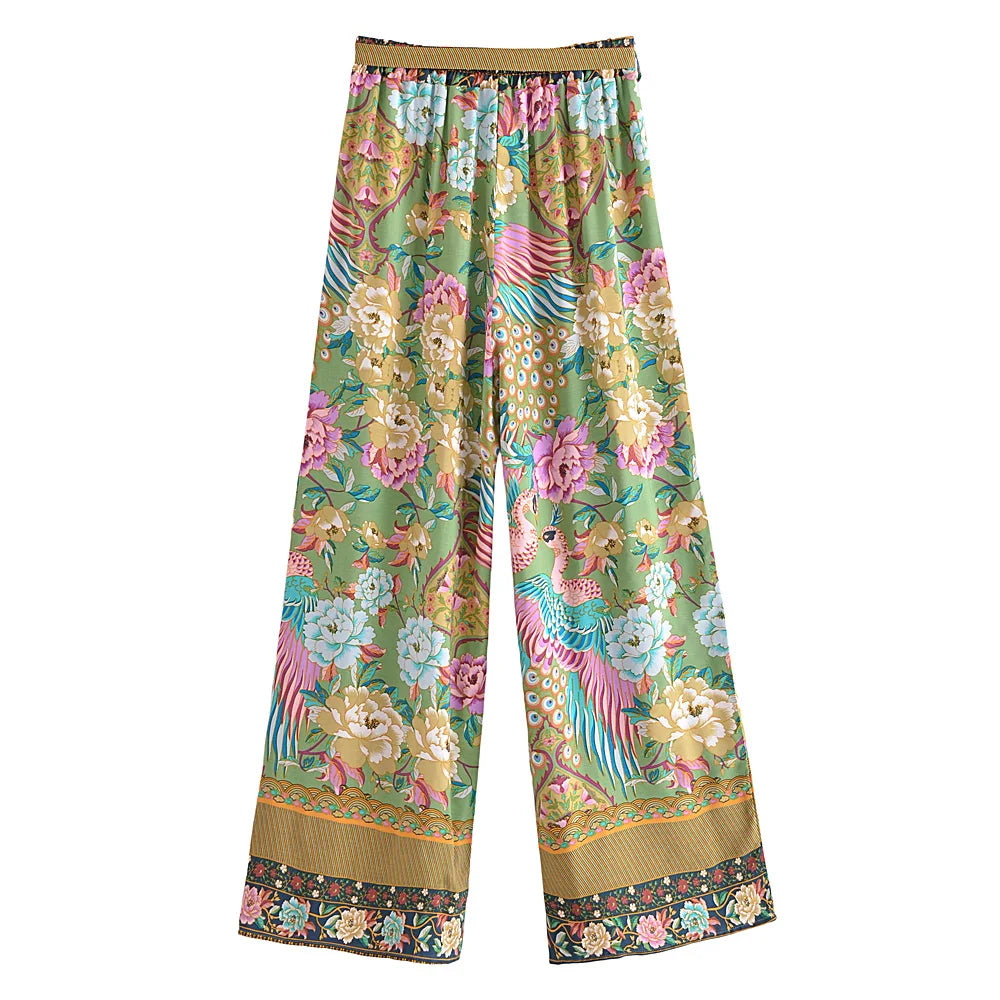 Ensemble Kimono Bohème Paon