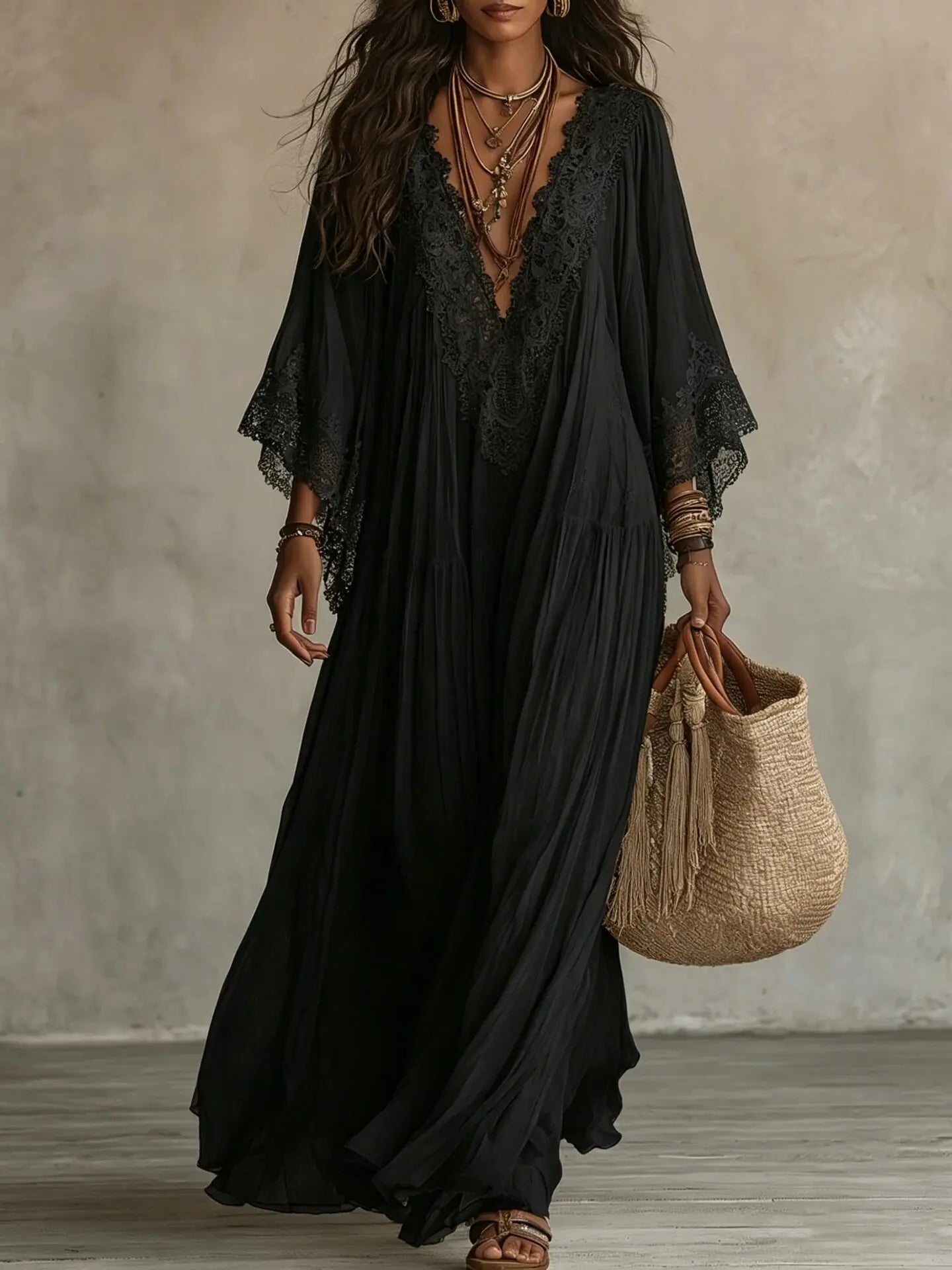 Robe Longue Éclipse – Blanc Ivoire
