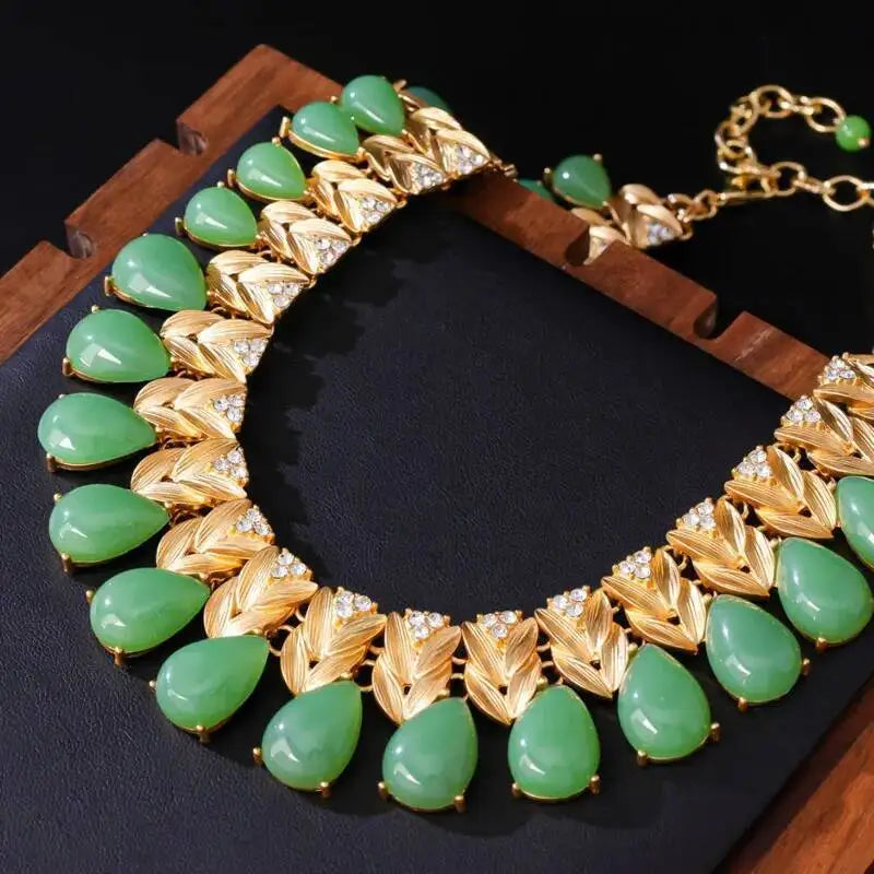 💚 Collier Émeraude Majorelle