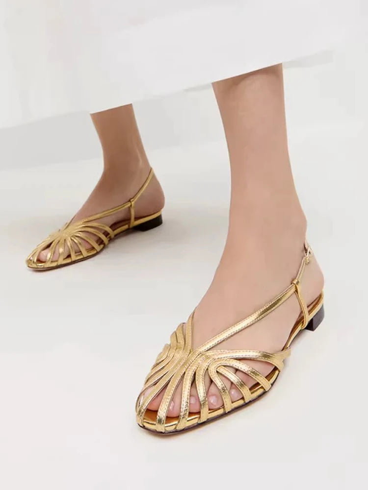 Les Sandales "Aurelia Gold" 
☀️