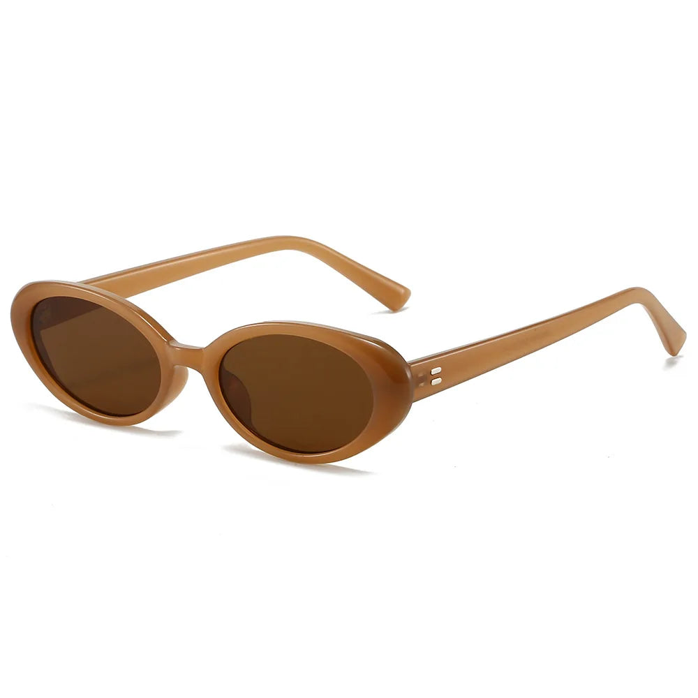 Lunettes de soleil rétro ovales