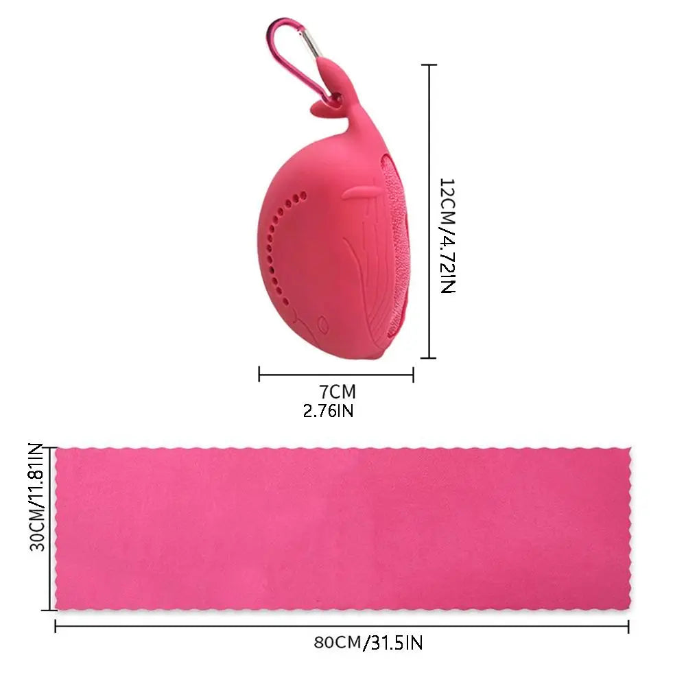 Serviette Rafraîchissante Instantanée – Sport, Plage & Bien-être