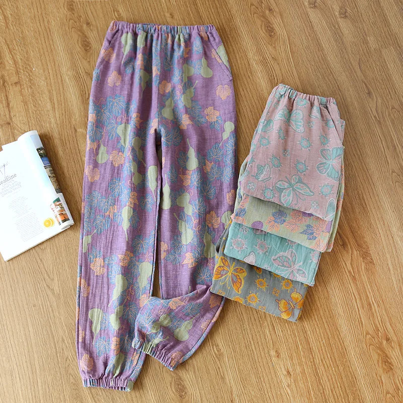 ☁️ Pantalon Cocoon en Gaze de Coton