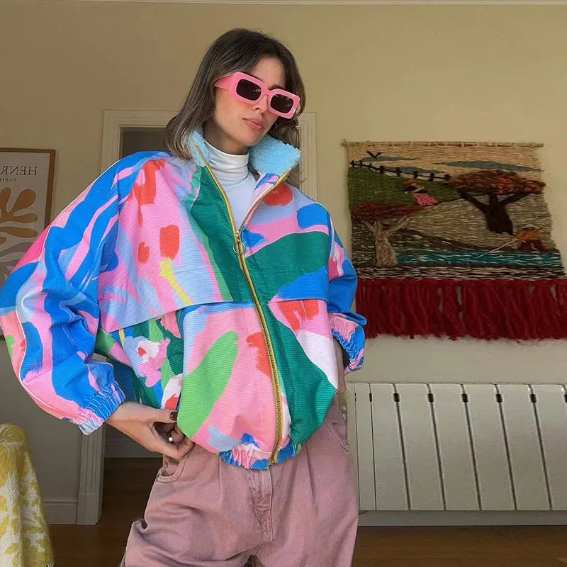 🌈 Veste Pop Art