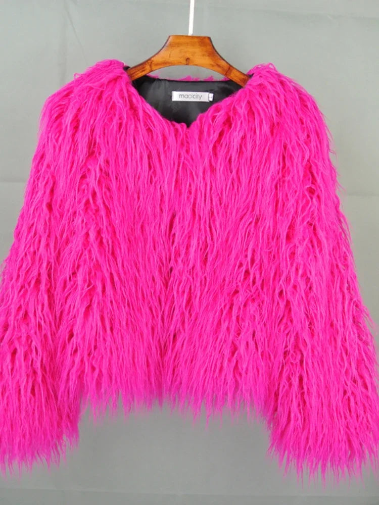 🌈 Veste Fluffy Pop
