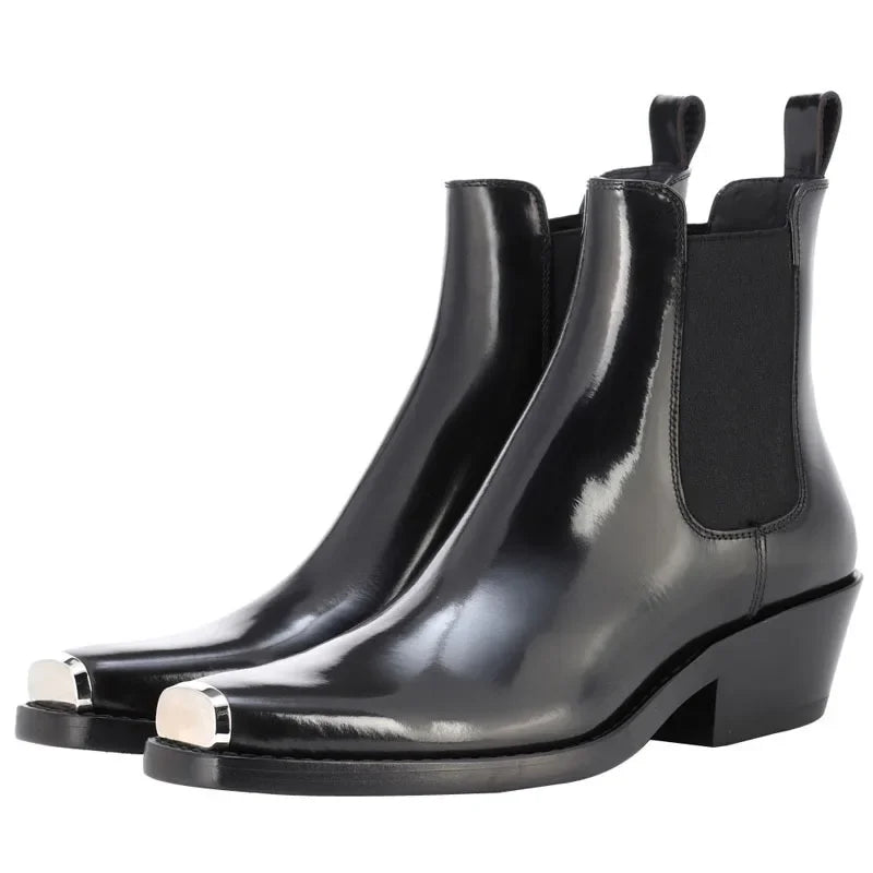 🖤 ALMA WEST – Bottines Chelsea Cuir