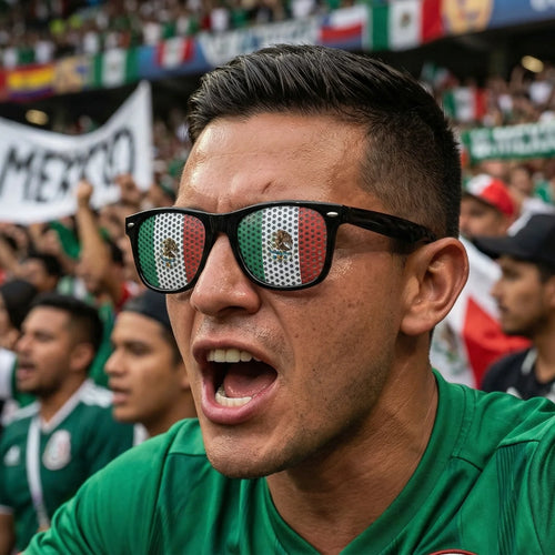 8PCS HD Vision Flag Sunglasses
