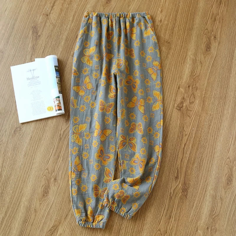 ☁️ Pantalon Cocoon en Gaze de Coton