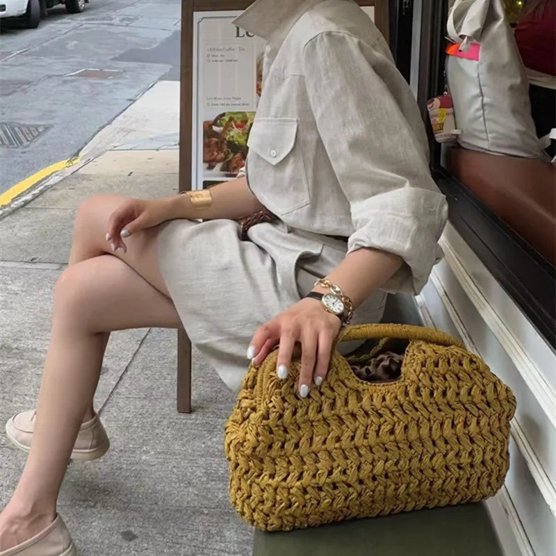 Le Moka Nomade – Sac Tressé Bohème Chic