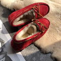 Mocassins d’hiver en cuir & laine – Cozy Loafers