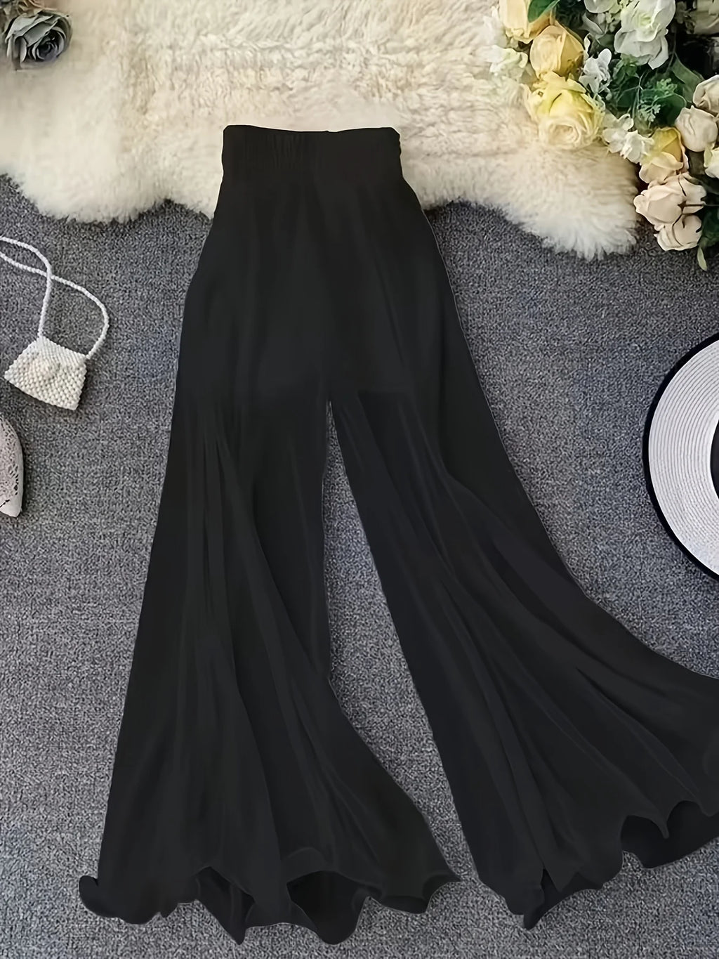 Pantalon Palazzo "Brise Nocturne"