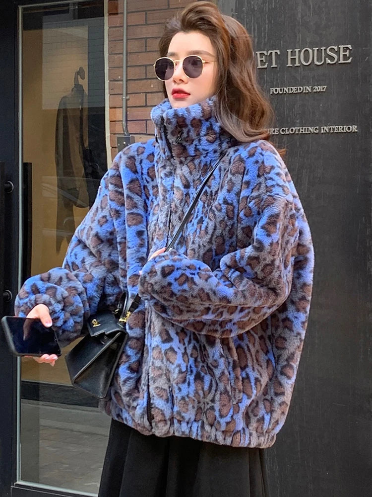 🐆 Manteau Blue Wild