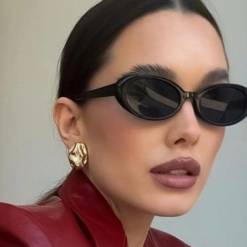 Lunettes de soleil rétro ovales