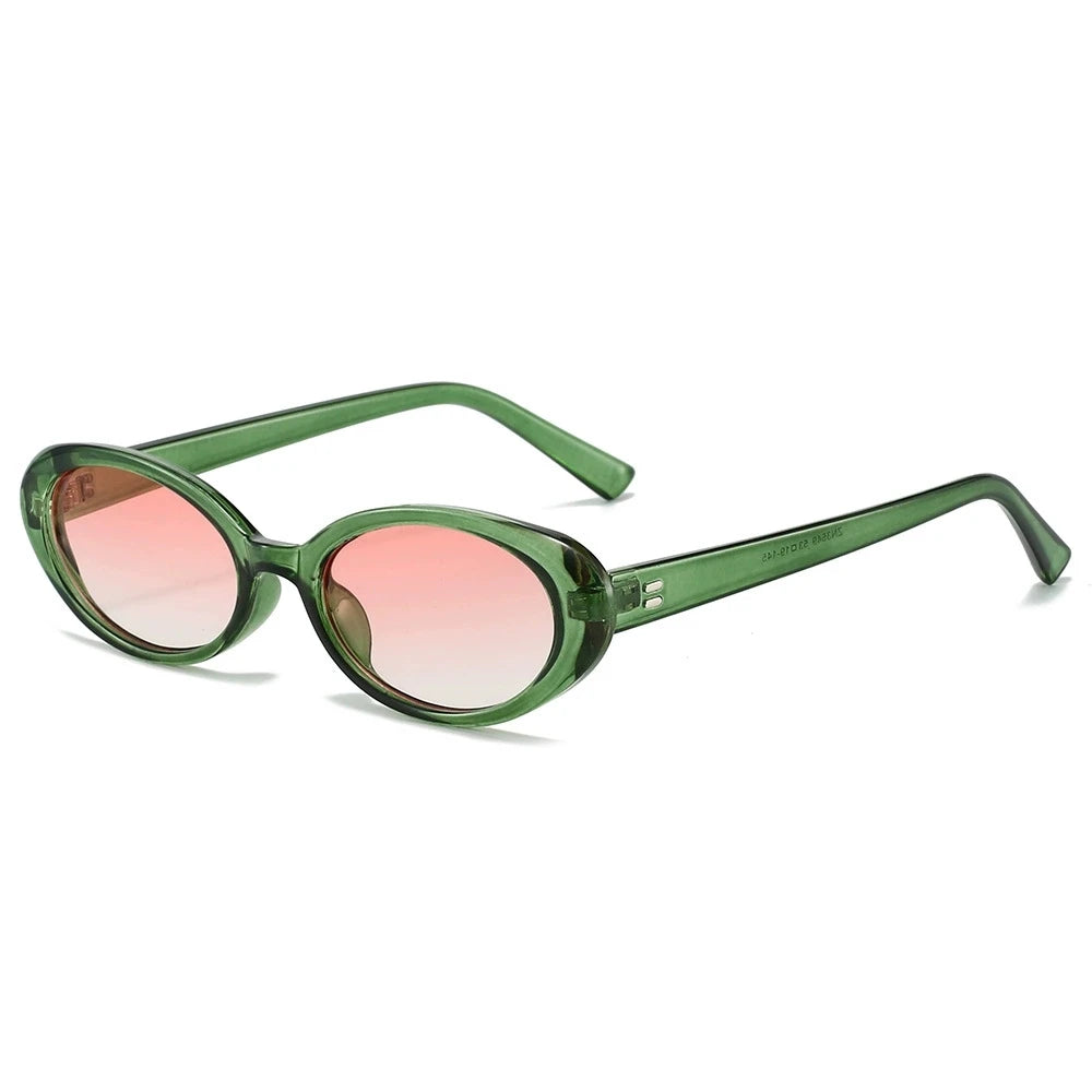 Lunettes de soleil rétro ovales
