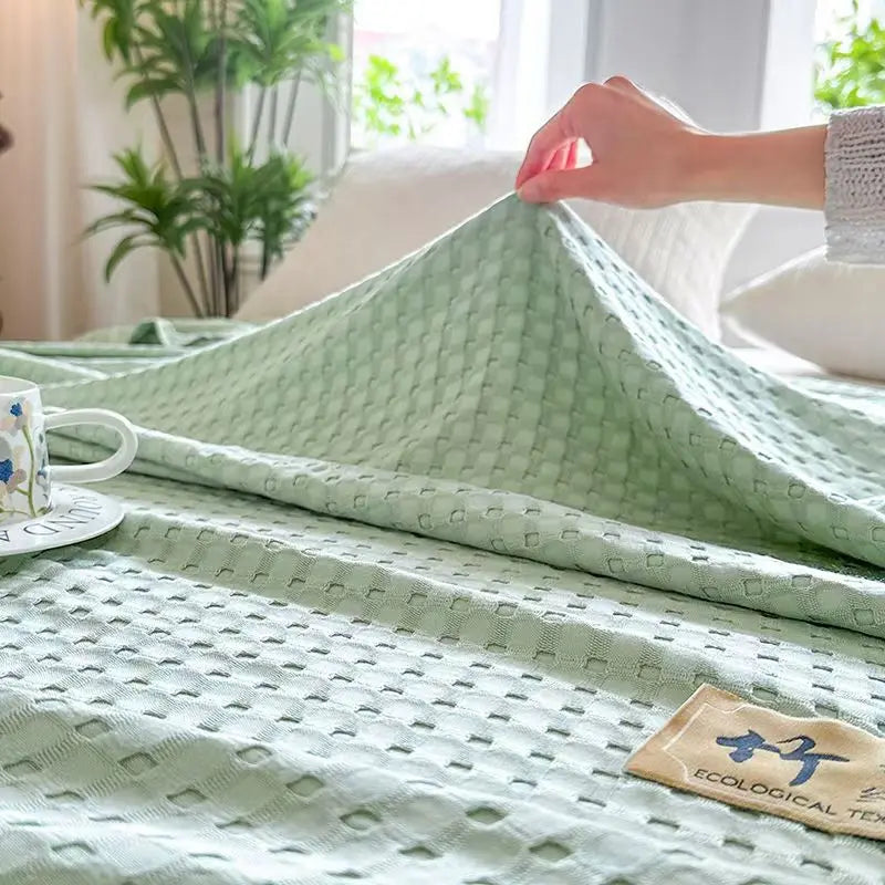 🌿 Plaid Fraîcheur Bambou