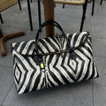 Grand sac zébré – City Tote
