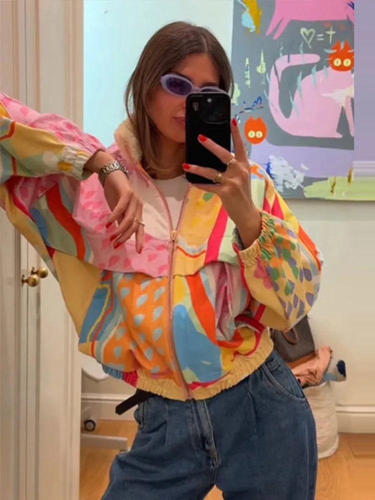 🌈 Veste Pop Art
