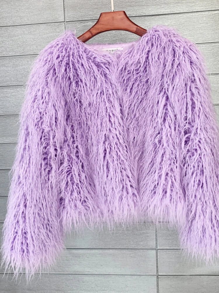 🌈 Veste Fluffy Pop