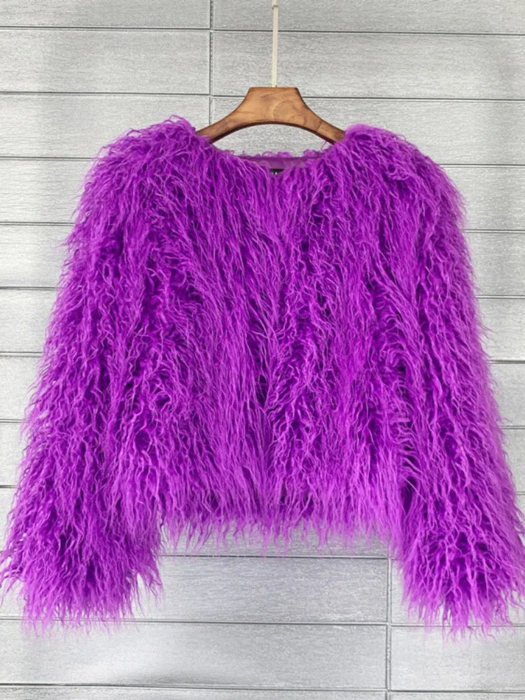 🌈 Veste Fluffy Pop