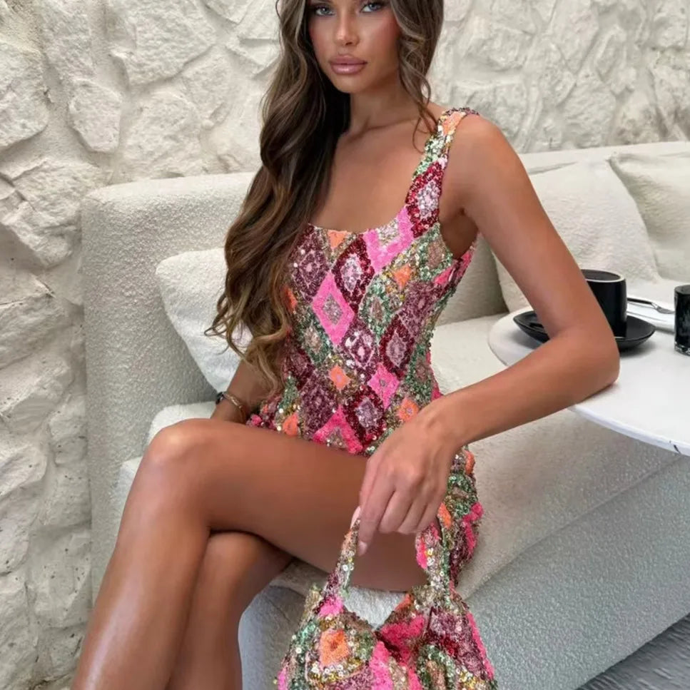 La Noche Mosaïca – Mini Robe Glam Ibiza