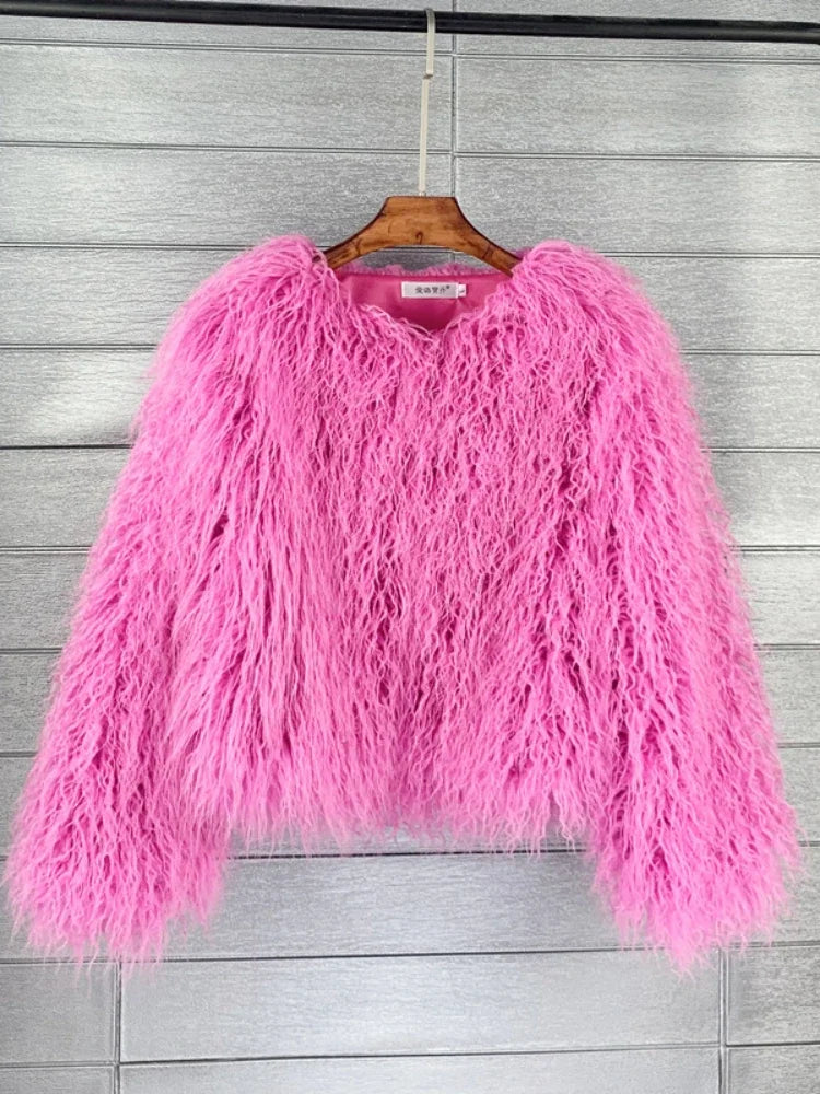 🌈 Veste Fluffy Pop