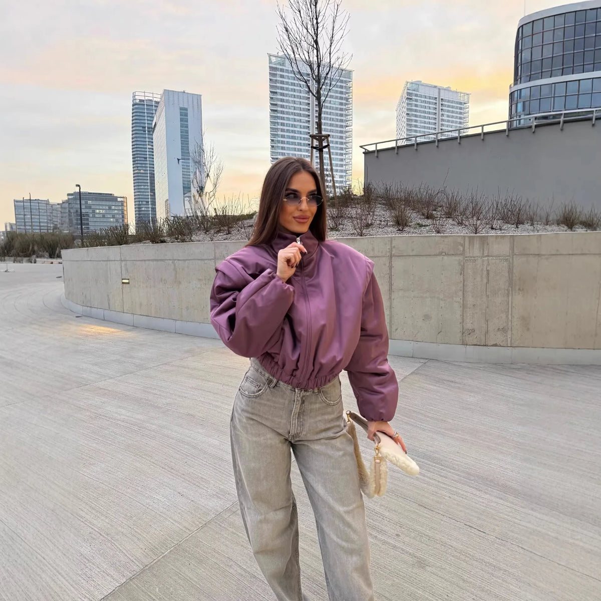 💜 Bomber Purple Glow