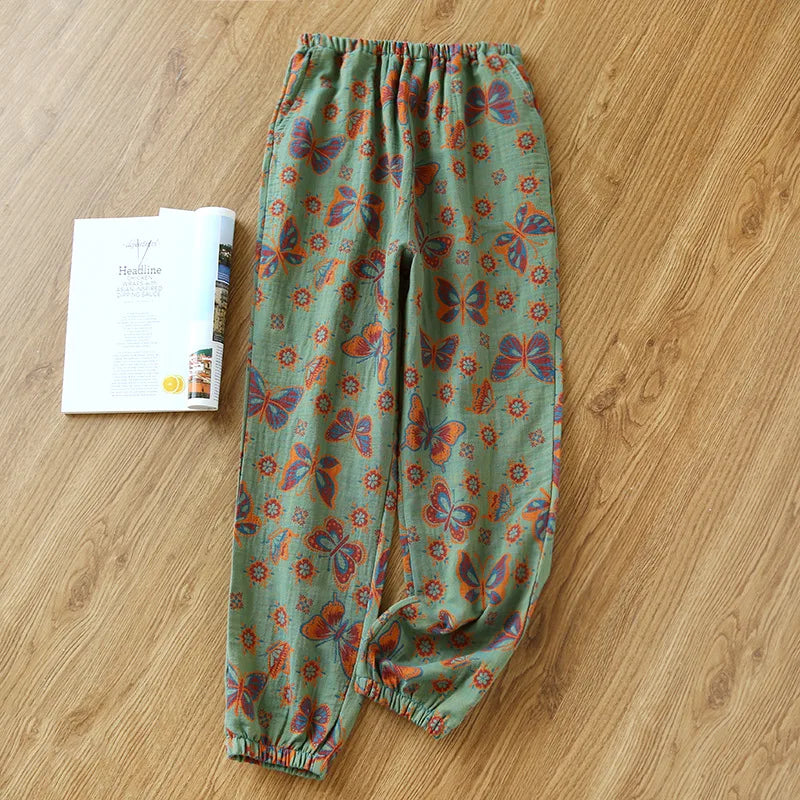 ☁️ Pantalon Cocoon en Gaze de Coton