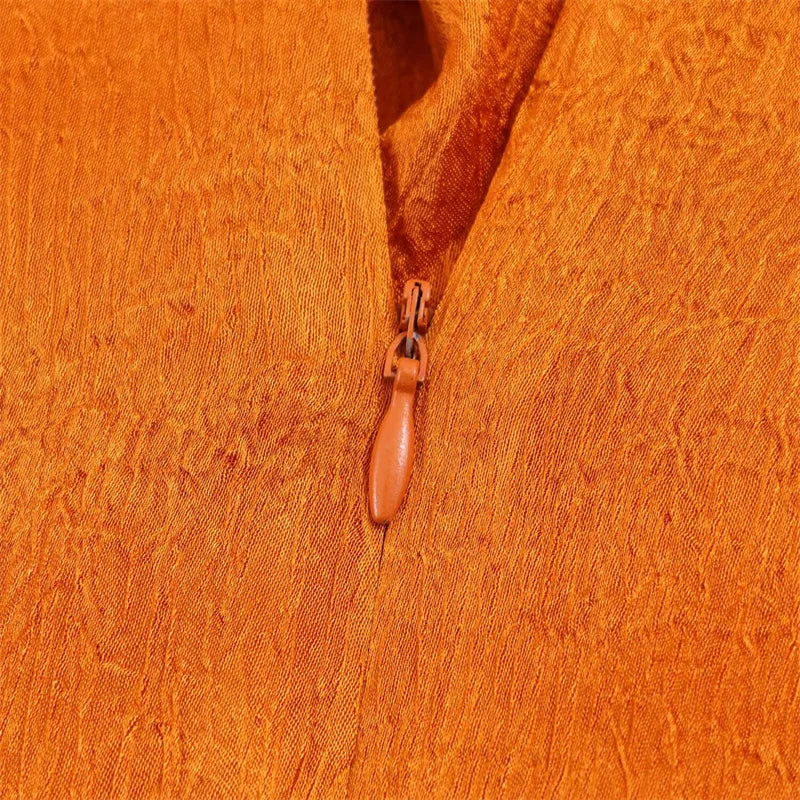 Top Satin "Coucher de Soleil"