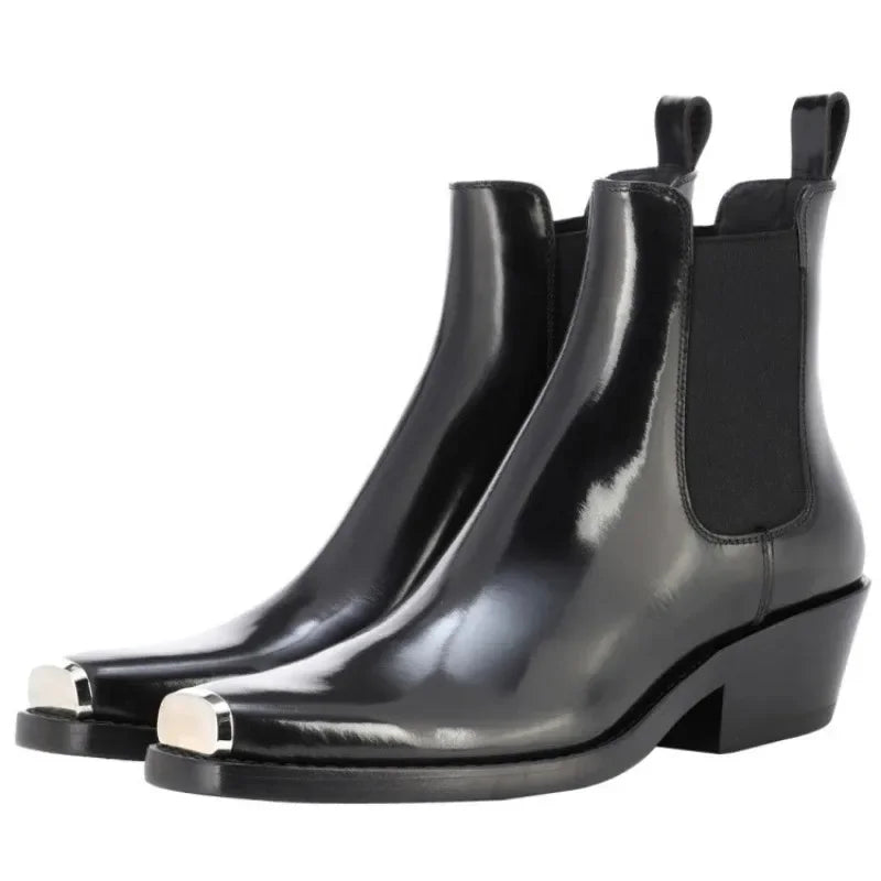 🖤 ALMA WEST – Bottines Chelsea Cuir