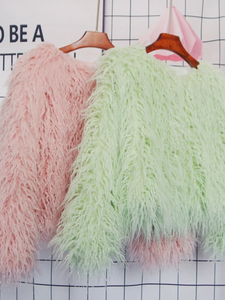 🌈 Veste Fluffy Pop