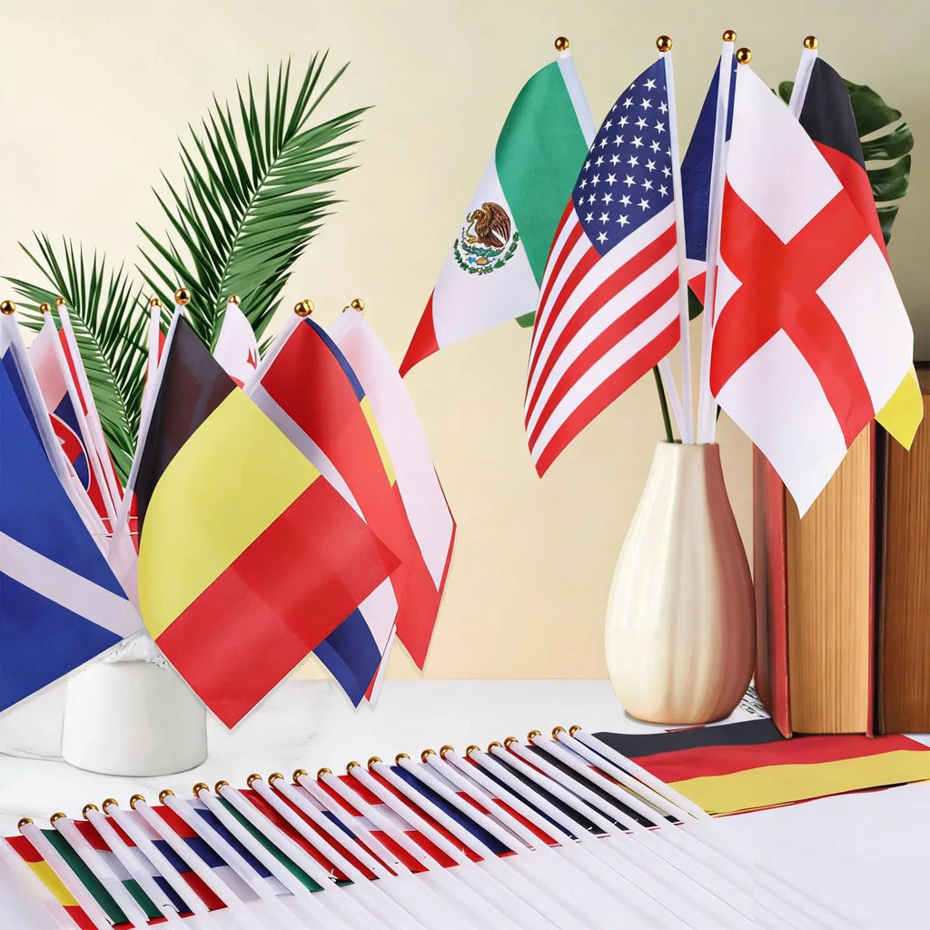 Handheld Flags 48 Countries International