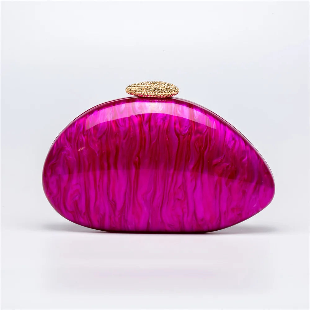 Luna Pearl – Pochette Marbre Doré
