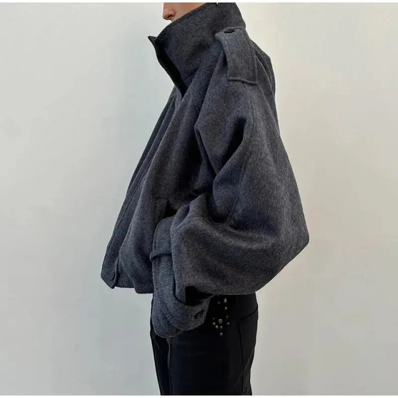 Veste col montant – Minimal Chic
