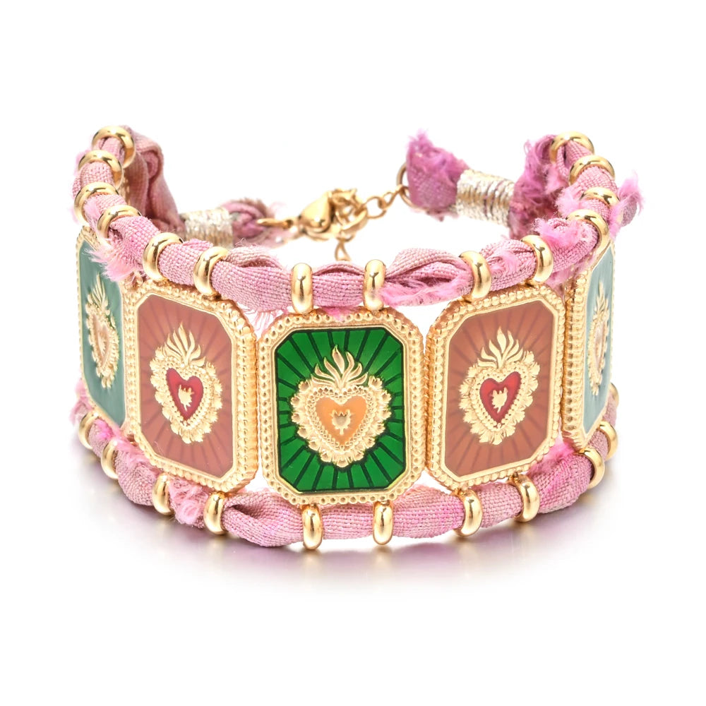 💖 Bracelet Bohème Corazón