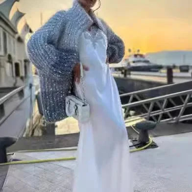 ✨ Cardigan Capri Sparkle