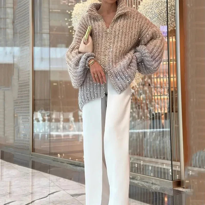 ✨ Cardigan Capri Sparkle