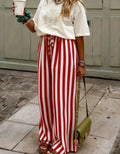 Pantalon Palazzo Rayé Marbella