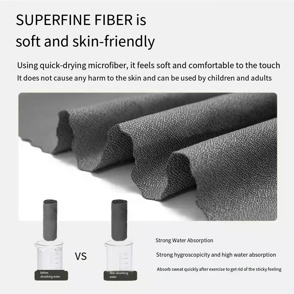 Serviette Rafraîchissante Instantanée – Sport, Plage & Bien-être