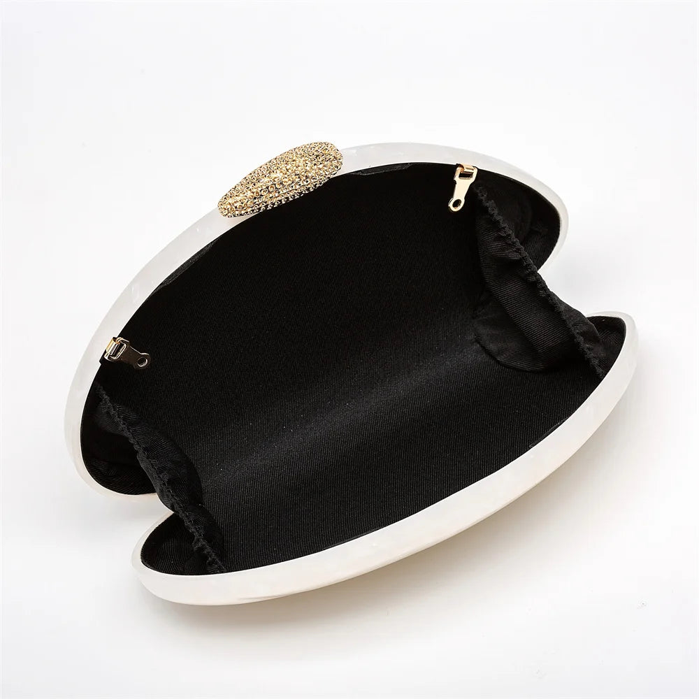 Luna Pearl – Pochette Marbre Doré