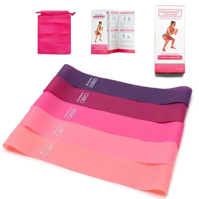 Bandes de Résistance Fitness & Yoga – Set d'Entraînement Multifonction
