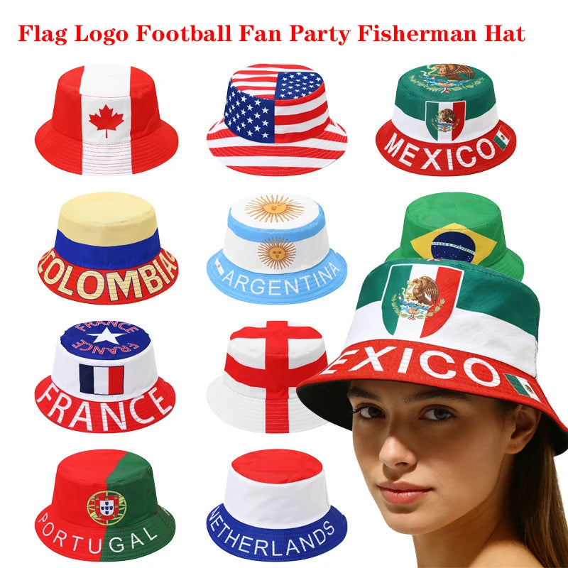 “National Flag Fan Hat”