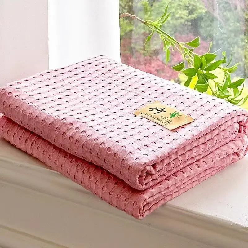 🌿 Plaid Fraîcheur Bambou